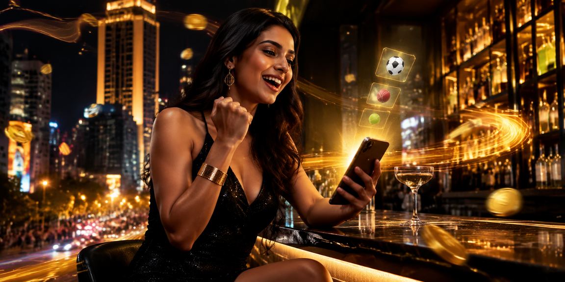 Player using 4005 mobile betting interface in India